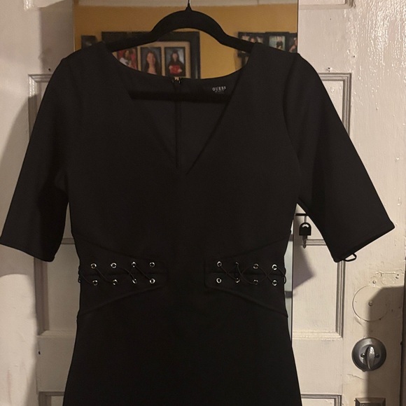 Guess Black Dress with Studded Waist - Picture 2 of 5